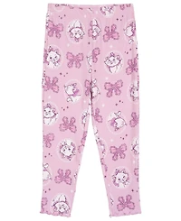 The Aristocats Marie Baby Girls' Ribbed Long Sleeve Tee and Pants Set