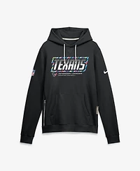 Nike Men's Black Houston Texans 2026 Nfl Cruical Catch Sideline Dri-Fit Pullover Hoodie