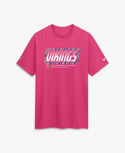 Nike Men's Pink Minnesota Vikings 2026 Nfl Cruical Catch Sideline Dri-Fit T-Shirt