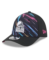New Era Men's Black Cleveland Browns 2026 Nfl Cruical Catch 39THIRTY M-Crown Stretch Hat