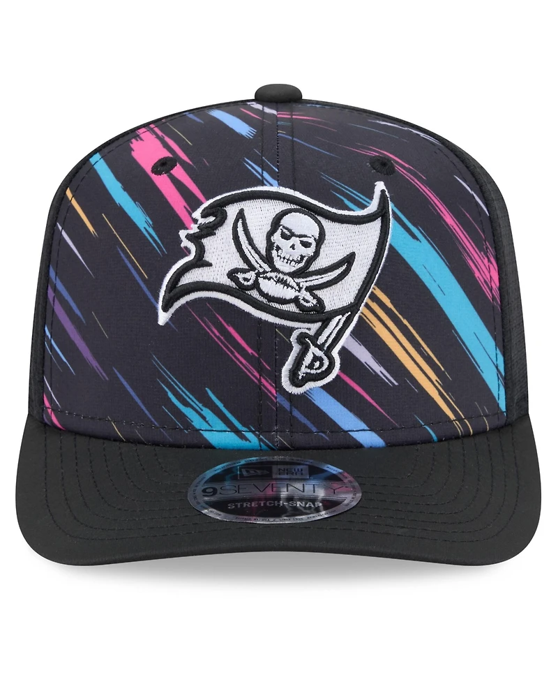 New Era Men's Black Tampa Bay Buccaneers 2026 Nfl Cruical Catch 9SEVENTY Adjustable Trucker Hat