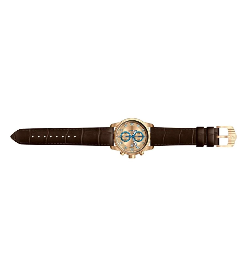 Invicta S.Coifman SC0088 Men's Chronograph Dial Leather Strap Watch