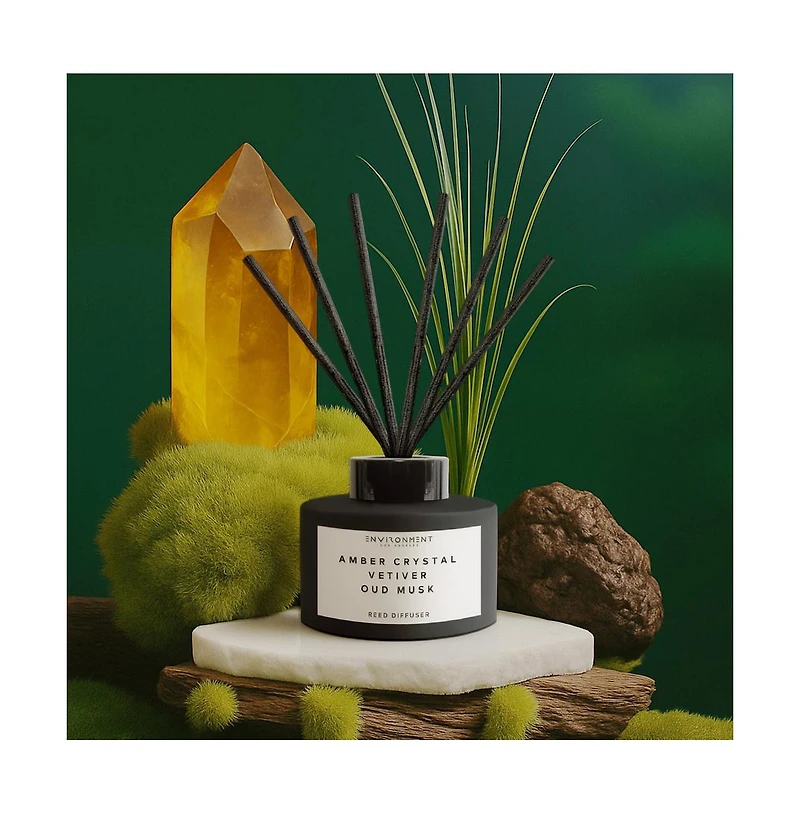 Environment Diffuser Inspired By Baccarat Rouge 540 Amber Crystal Vetiver Oud Musk