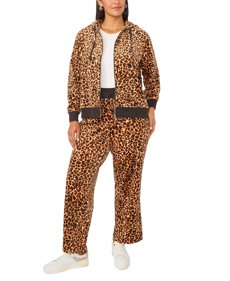 Vince Camuto Plus Straight-Leg Drawstring Lounge Pants