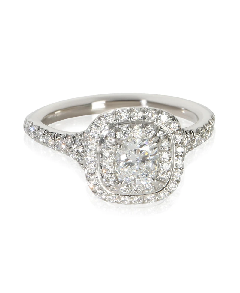 Pre-Owned Tiffany & Co 0.45 ct Cushion Diamond Soleste Engagement Ring