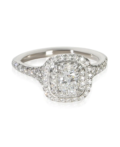 Pre-Owned Tiffany & Co 0.45 ct Cushion Diamond Soleste Engagement Ring