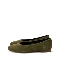 Menina Step Women's Lucrecia Suede Ballet Flat