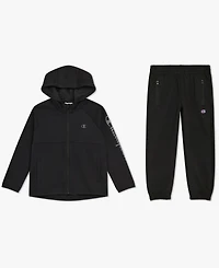 Champion Boys' 8-20 Full-Zip Hoodie and Jogger Pants, 2-Piece Set