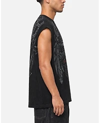 Saint Morta Men's Renaissance Oversized Sleeveless Graphic T-Shirt
