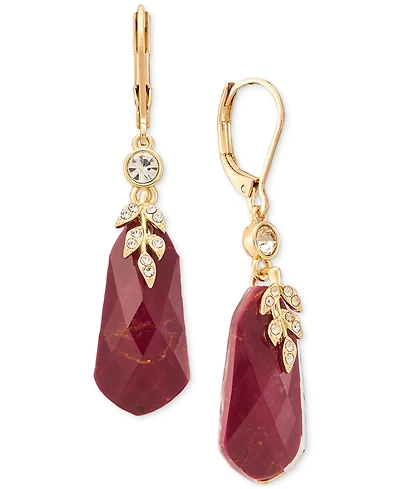 lonna & lilly Pave Stone Drop Earrings