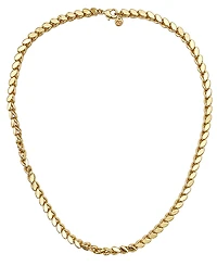 And Now This Silver, Gold Plated Brass Chain Necklace