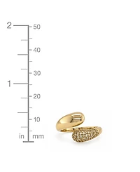 And Now This Cubic Zirconia Bypass Ring