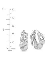 And Now This Open Twisted Hoop Earring