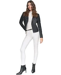Andrew Marc Women's Felix Moto Leather Jacket