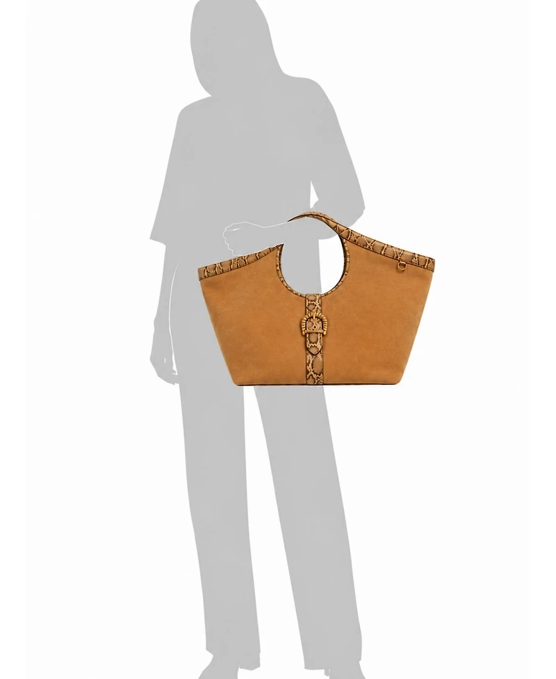 Sam Edelman Lucy Buckle Extra-Large Tote Handbag