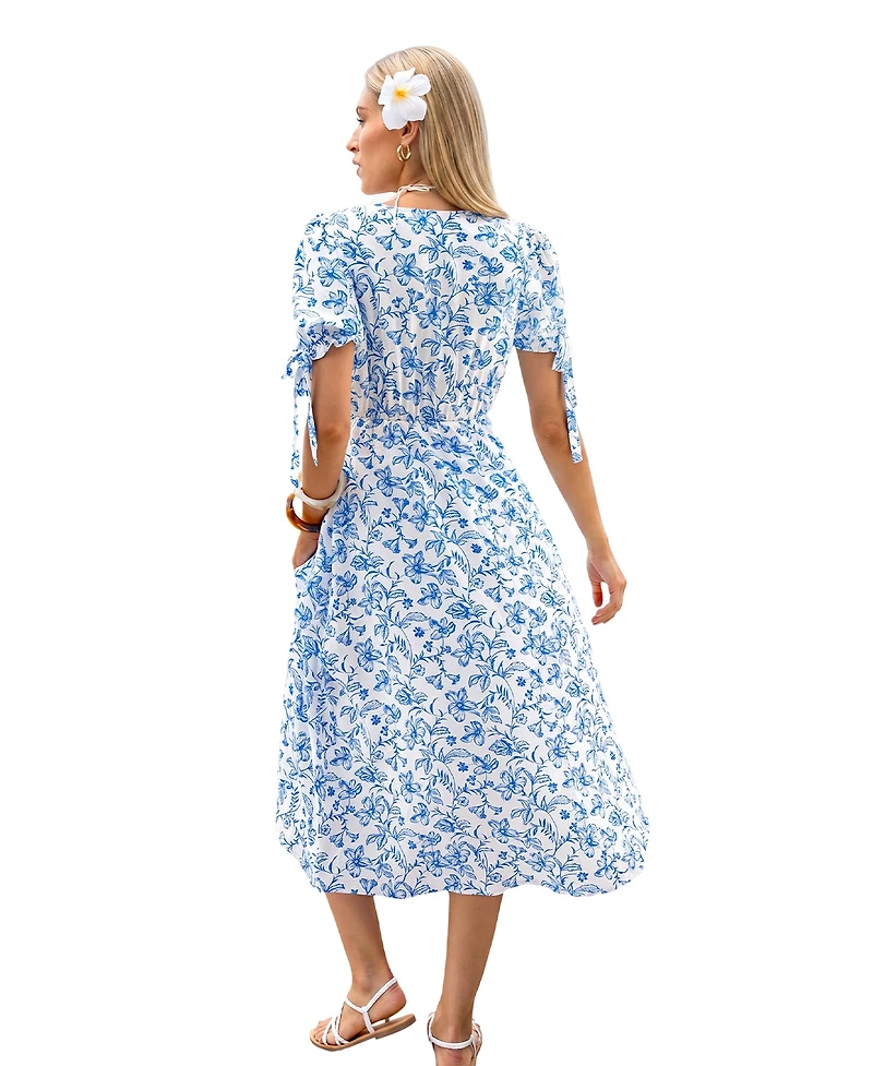 Cupshe Women's Soft Launch Floral Maxi Beach Dress