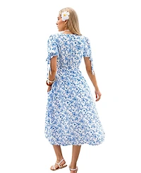 Cupshe Women's Soft Launch Floral Maxi Beach Dress