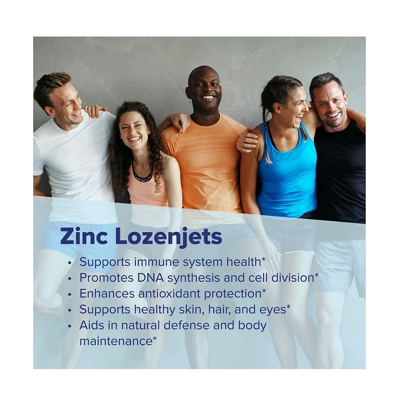 Superior Source Zinc Lozenjets 60 Instant Dissolve Tablets