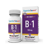 Superior Source B 1 100 Milligram 100 Sublingual Dissolving Tablets