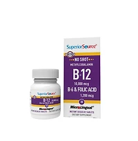 Superior Source No Shot Vitamin B 12 Methylcobalamin mcg
