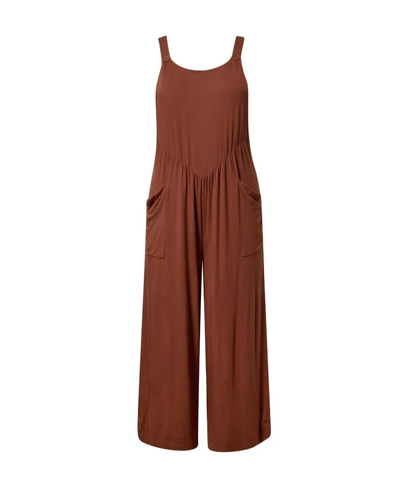 Torrid Plus Super Soft Jersey Wide-Leg Overall