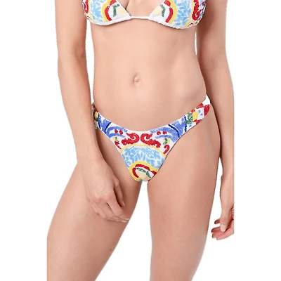 Self-Adore Women's Limoncello Hand Beaded Bikini Bottom