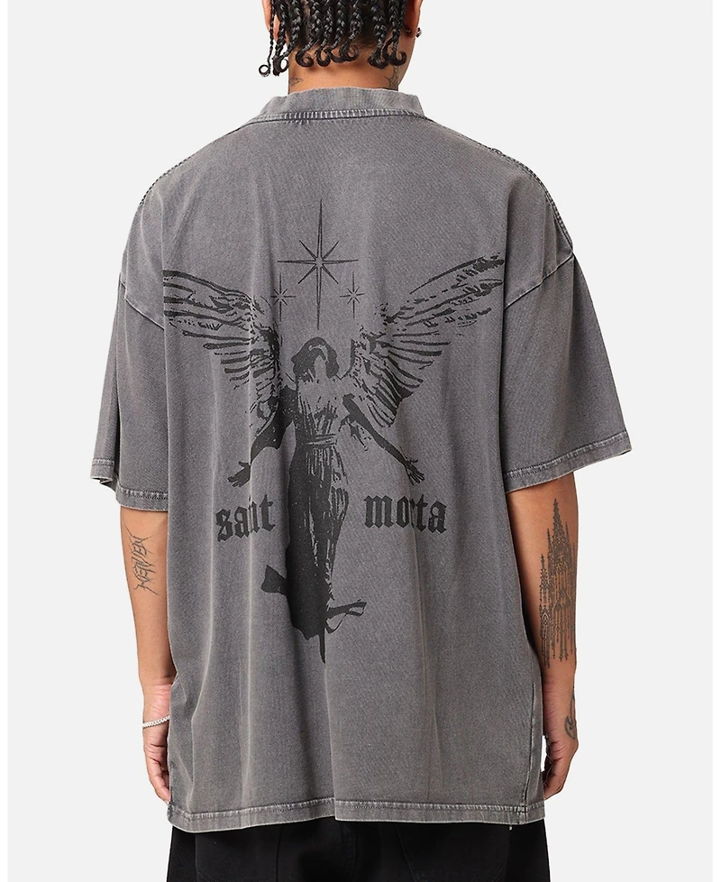 Saint Morta Men's Ethereal Oversized Crewneck Graphic T-Shirt