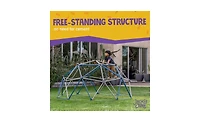 Jack & June Jungle Gym Climber Free-Standing Steel Dome, 86" Diameter x 46" Tall, Ages 3+