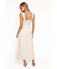 Petal and Pup Women's Caty A-Line Square Neck Maxi Dress