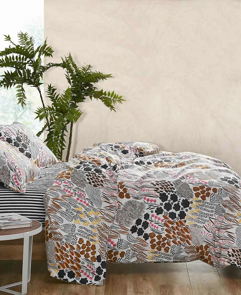 Marimekko Pieni Letto Cotton 3-Pc. Duvet Cover Set, Full/Queen