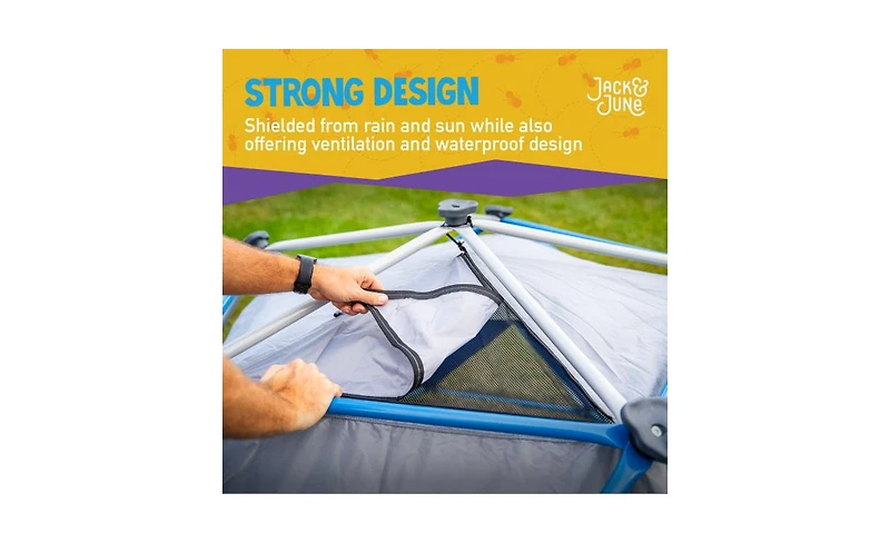 Jack & June Jungle Gym Zippered Sunroof Canopy, Ages 3+