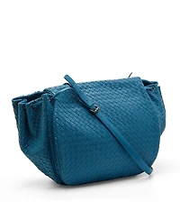 Pre-Owned Bottega Veneta Women's Intrecciato Leather Drawstring Shoulder Bag
