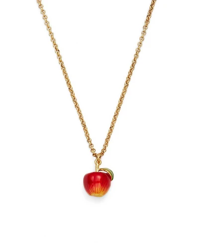 Fable England Apple Necklace in Gold