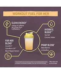 Sunwarrior Active Pre Workout for Her Powder Citrus Sunrise Flavor 380 Gram 30 Servings