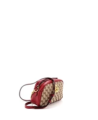 Pre-Owned Gucci Gg Marmont Quilted Canvas and Leather Shoulder Bag