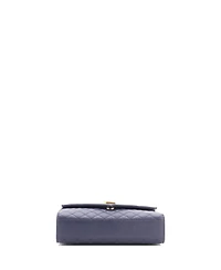 Pre-Owned Saint Laurent Medium Classic Monogram Envelope Satchel Mixed Matelasse Leather