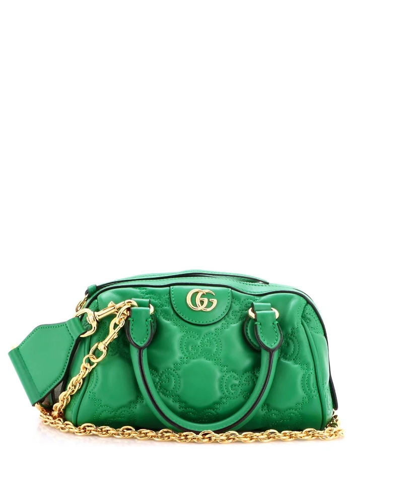 Pre-Owned Gucci Ophidia Convertible Mini Gg Matelasse Leather Top Handle Bag