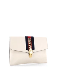 Pre-Owned Gucci Maxi Sylvie Clutch Leather