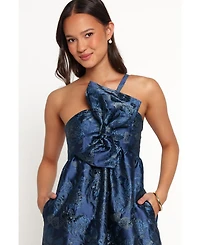 Petal and Pup Women's Betina One-Shoulder Bow-Front Maxi Dress