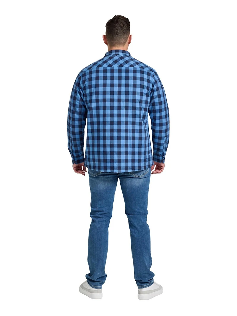 Raging Bull Men's Long Sleeve Quilted Shacket