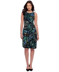 Body by Miraclesuit Women's Remi Floral-Print Scoop Neck Sleeveless Dress