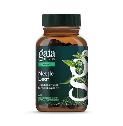 Gaia Herbs Nettle Leaf - Immune, Respiratory, and Sinus Support Supplement - Helps Maintain Upper Respiratory Health - Supports Immune Health