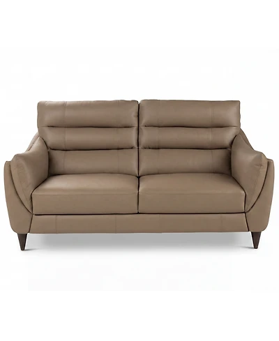 Nicoletti Home Beatrice 72" Leather Loveseat, Macy's Exclusive