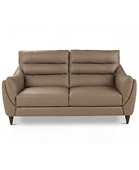 Nicoletti Home Beatrice 72" Leather Loveseat, Macy's Exclusive