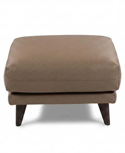 Nicoletti Home Beatrice 28" Leather Ottoman, Macy's Exclusive