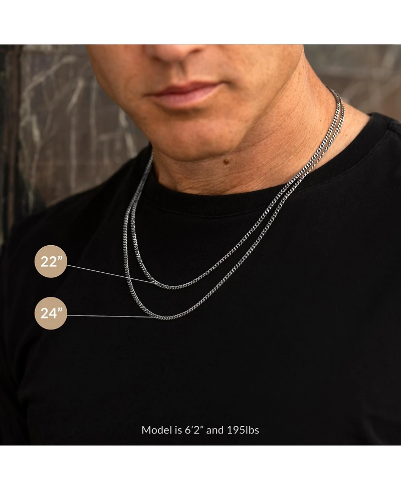 Vincero Men's Mamba Pendant - Sterling Silver Necklace