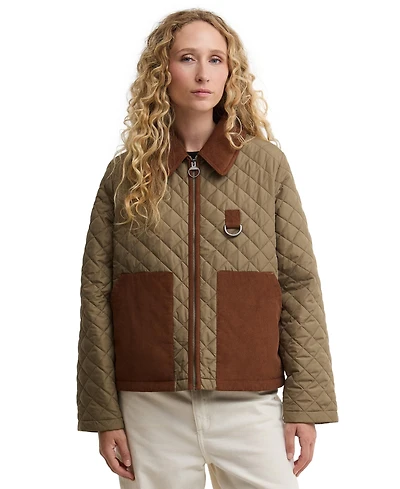 Barbour Women's Aylesby Quilted Front-Zipper Jacket