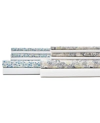 Laura Ashley Jaynie Ticking Stripe 6-Pc. Sheet Set