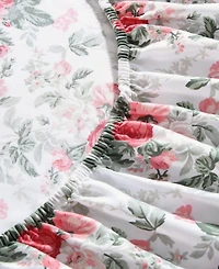 Laura Ashley 200-Thread Count Cotton Percale 3 -Pc. Sheet Set, Twin