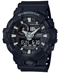 G-Shock Men's Analog-Digital Black Resin Strap Watch 53x58mm Ga-700-1B